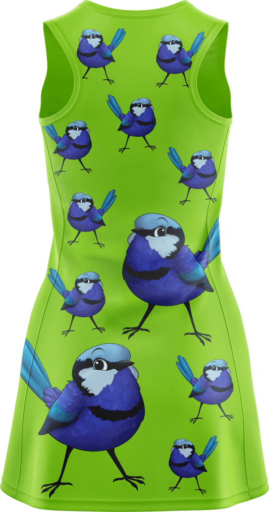 Blue Wren Ladies Mini Dress - fungear.com.au