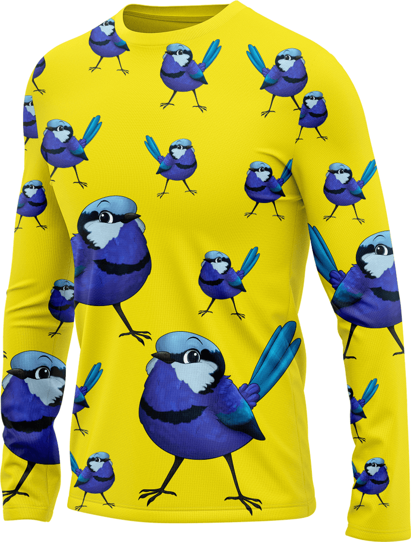 Blue Wren Rash Shirt Long Sleeve