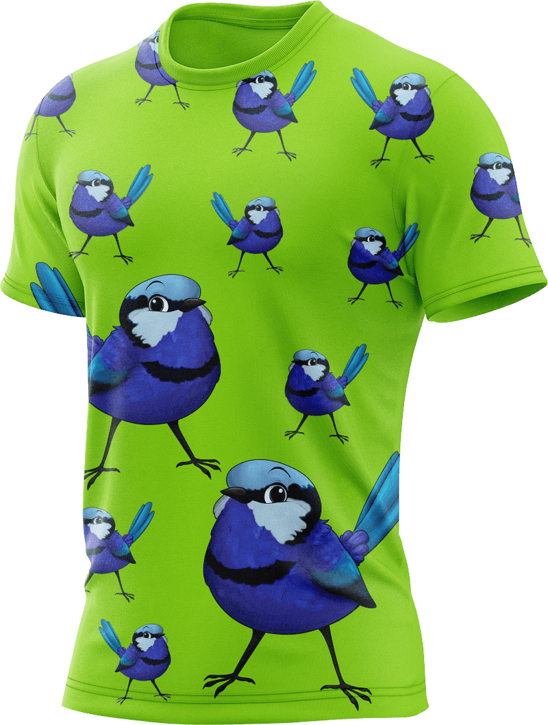 Blue Wren Rash Shirt Short Sleeve