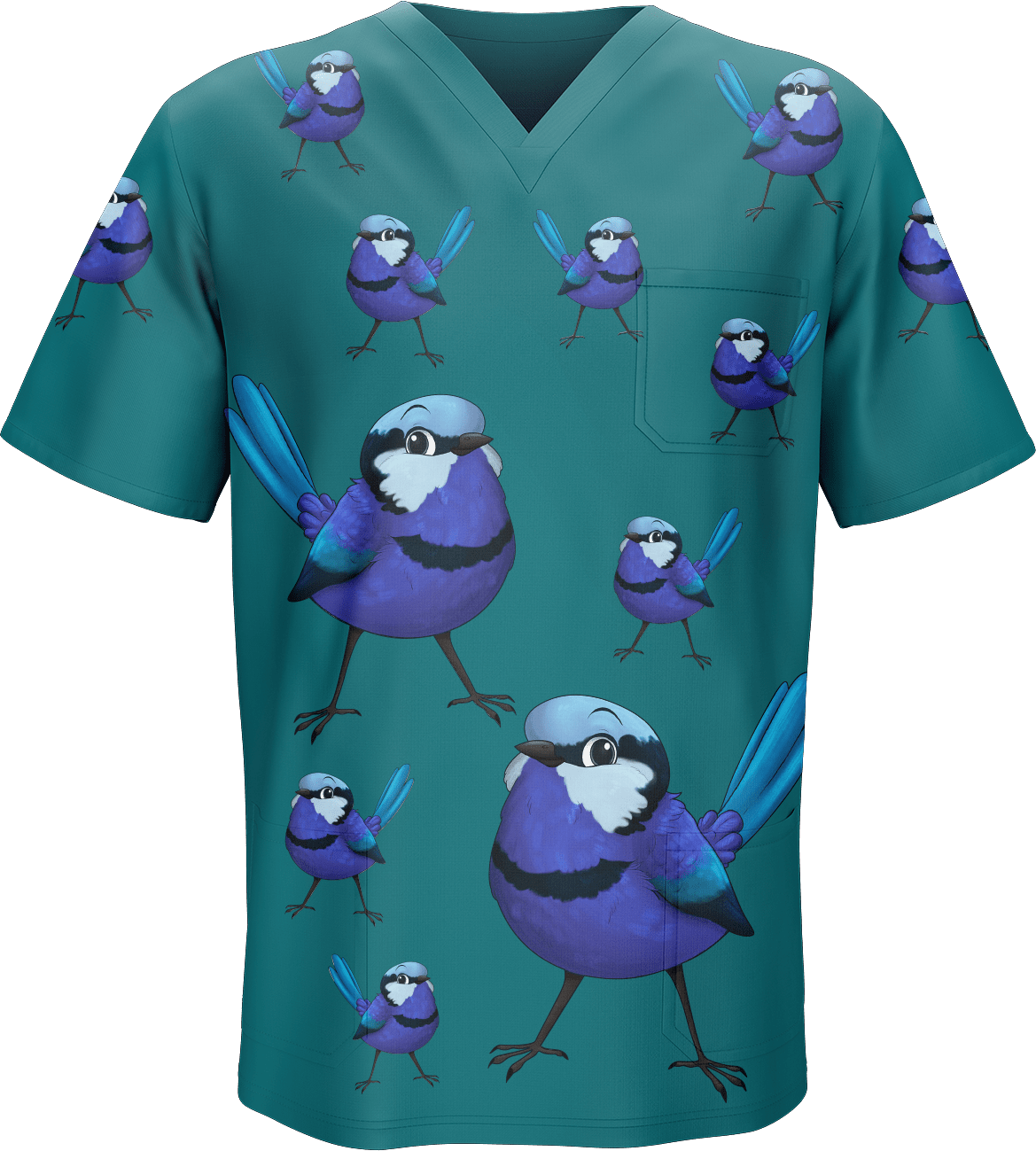 Blue Wren Scrubs - fungear.com.au