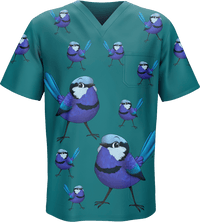 Blue Wren Scrubs 4