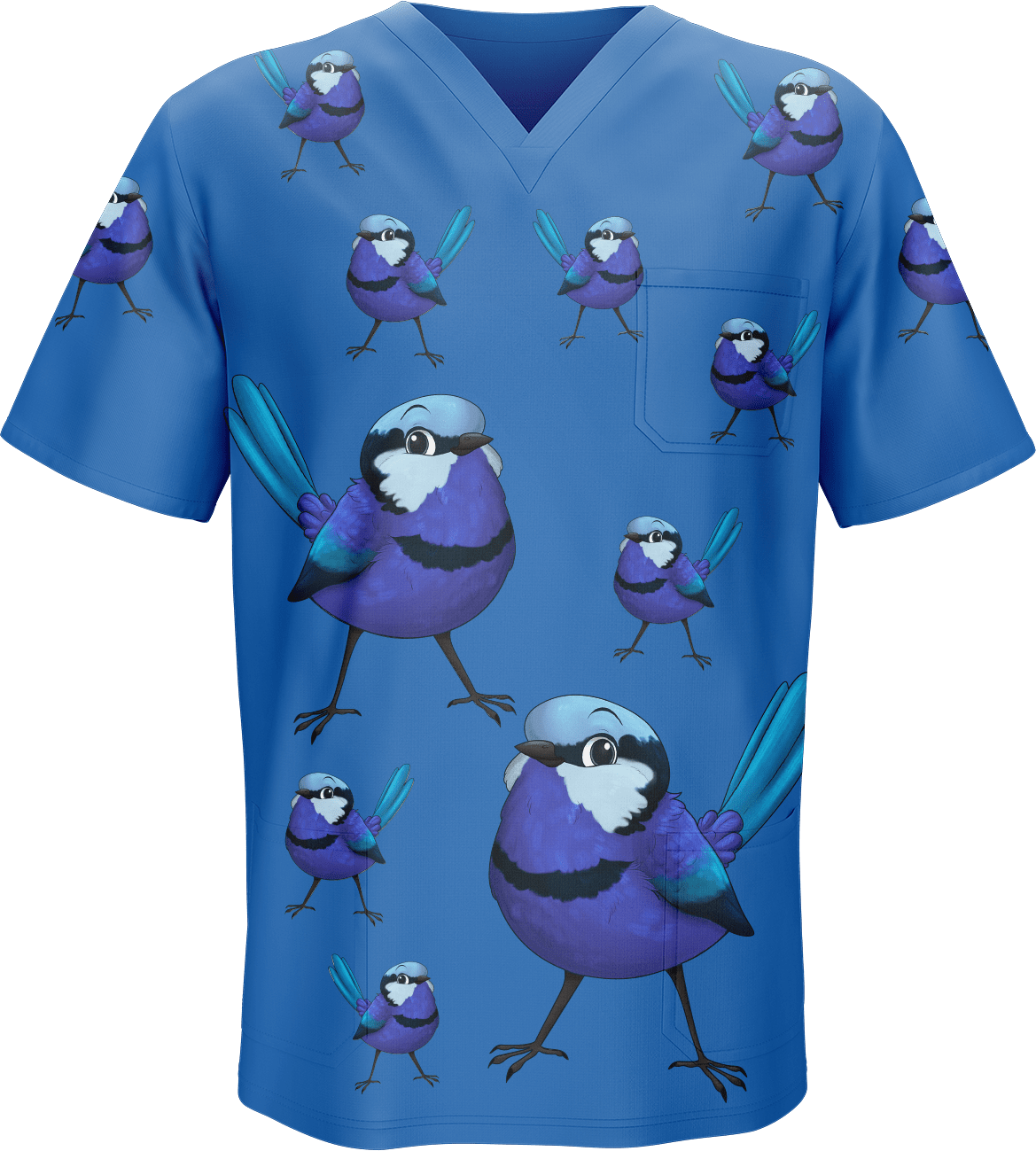 Blue Wren Scrubs - fungear.com.au