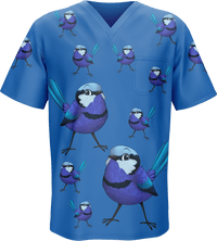 Blue Wren Scrubs 1