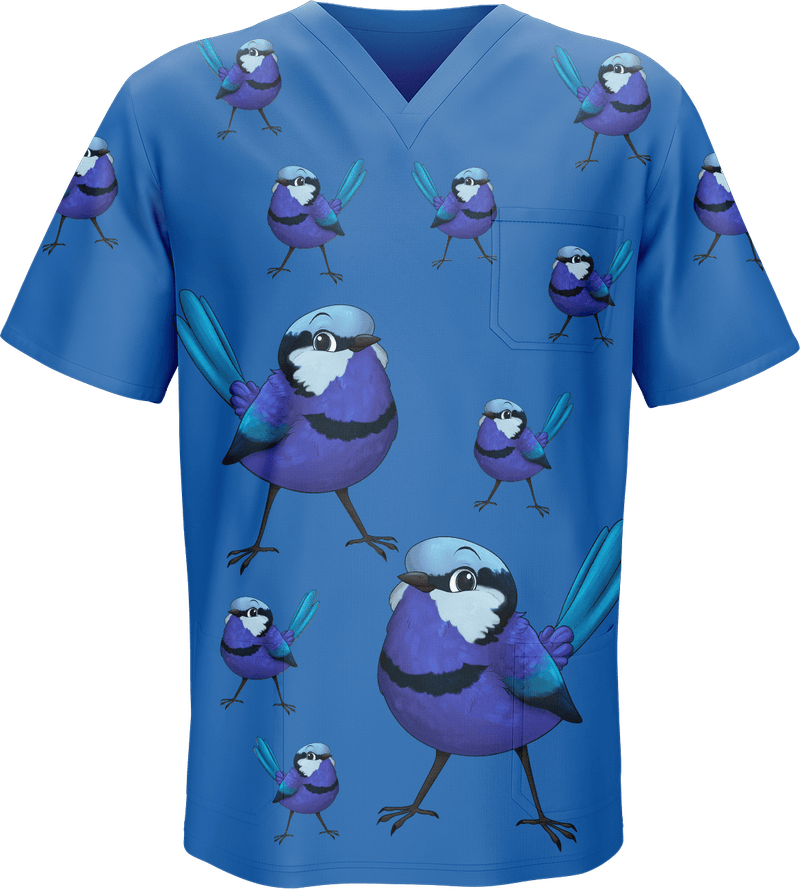 Blue Wren Scrubs