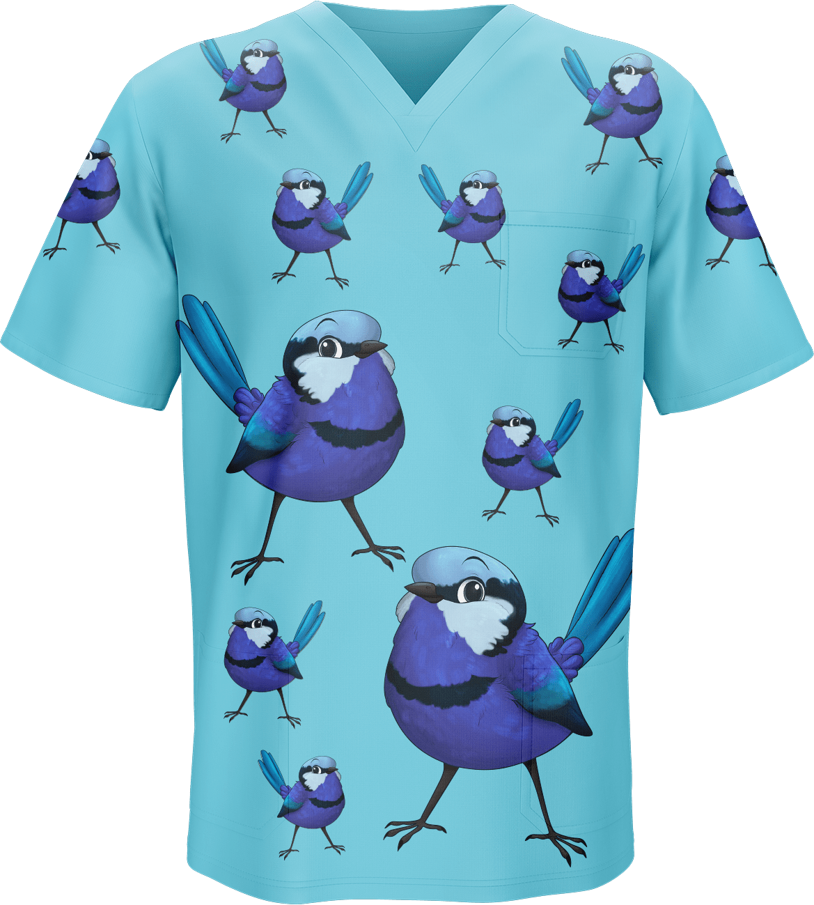 Blue Wren Scrubs - fungear.com.au