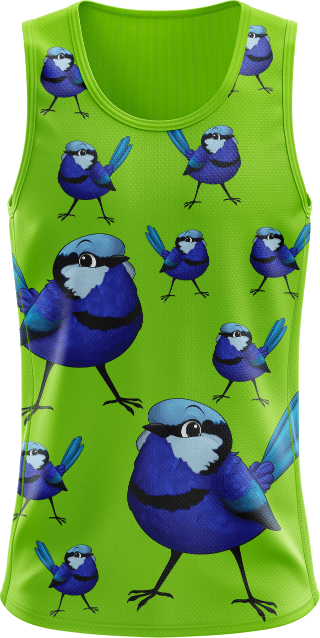 Blue Wren Singlets