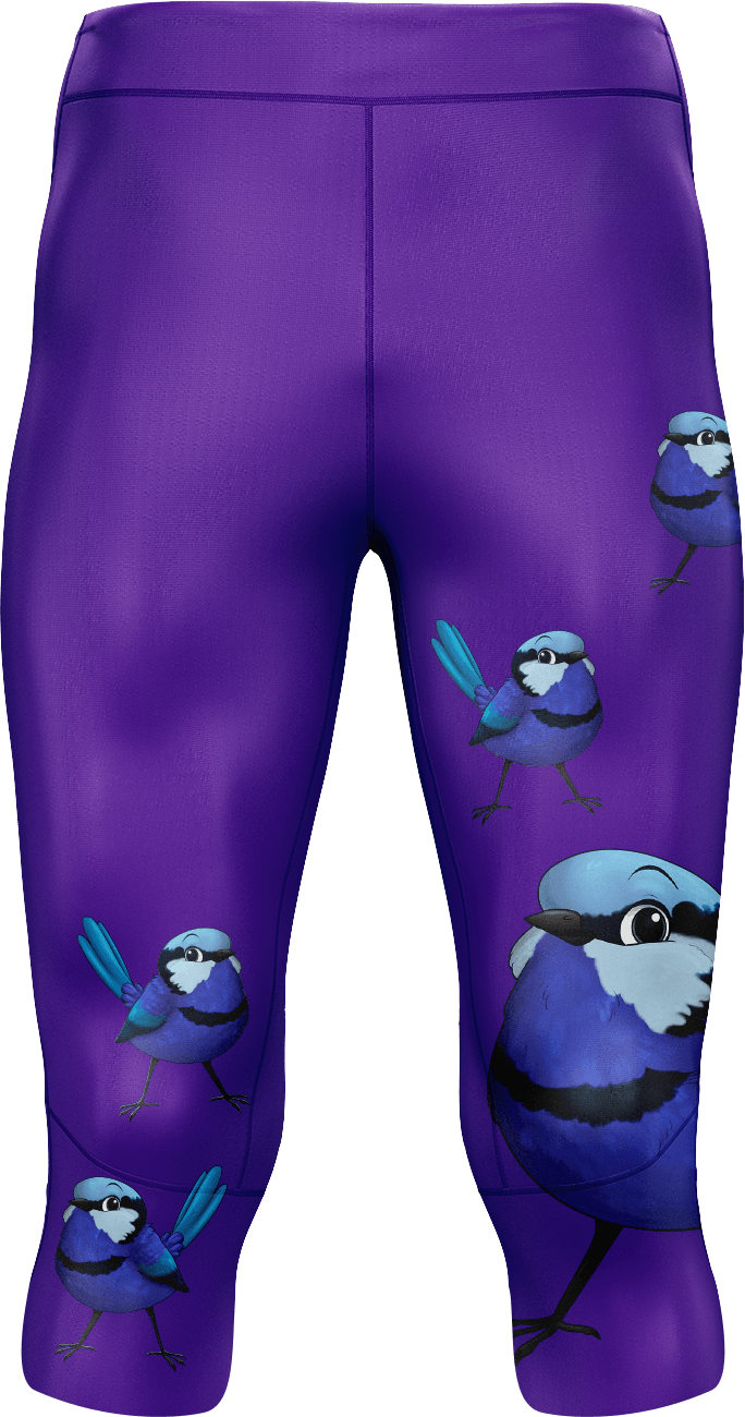 Blue Wren Tights 3/4 or full length - fungear.com.au