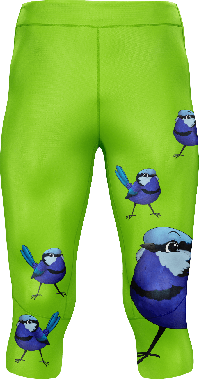 Blue Wren Tights 3/4 or full length
