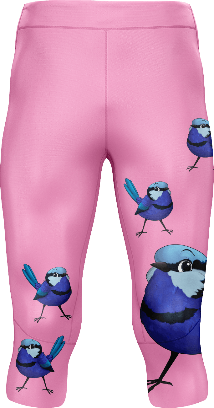 Blue Wren Tights 3/4 or full length - fungear.com.au