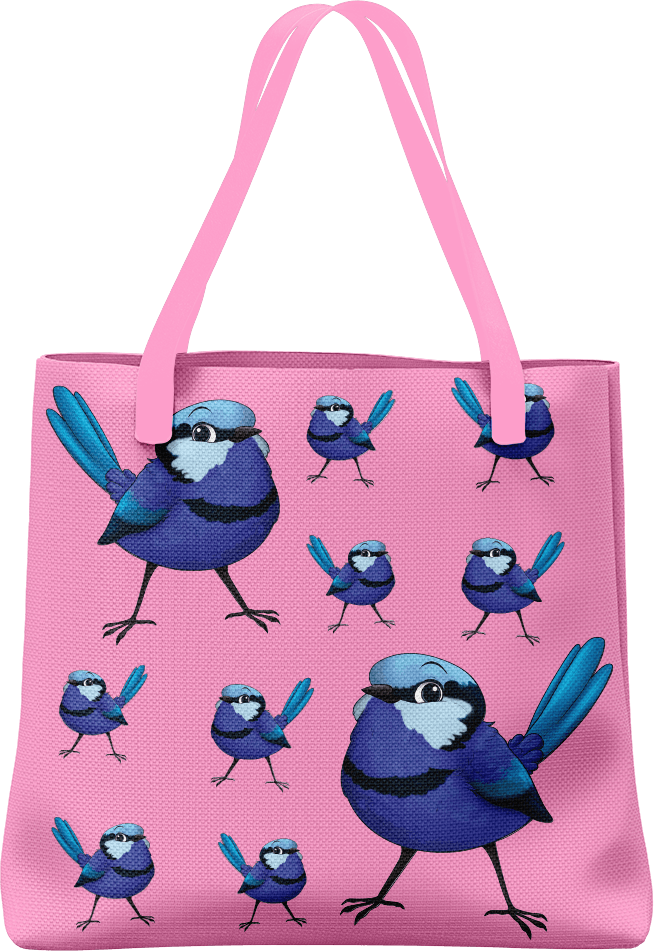 Blue Wren Tote Bag - fungear.com.au