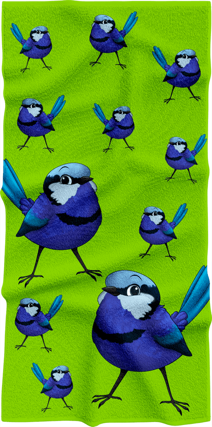 Blue Wren Towels - fungear.com.au