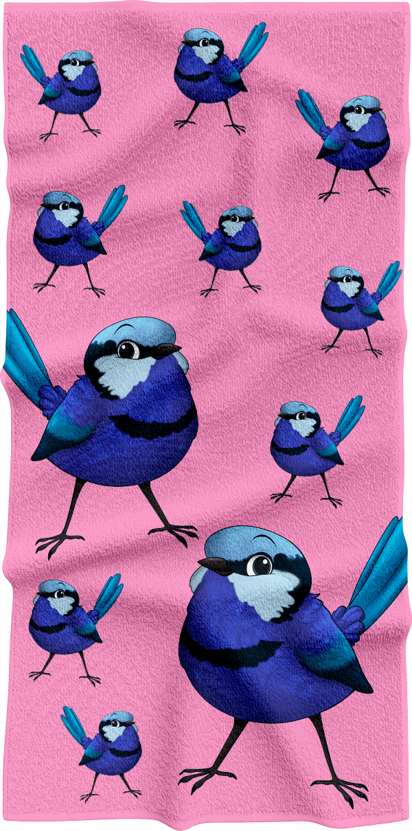 Blue Wren Towels - fungear.com.au