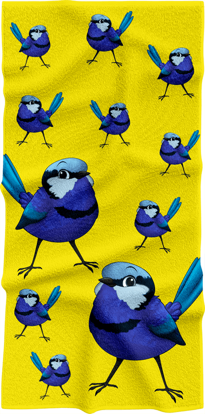 Blue Wren Towels - fungear.com.au