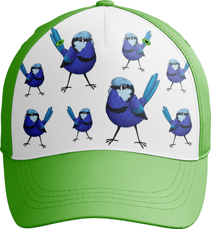 Blue Wren Trucker Cap - fungear.com.au