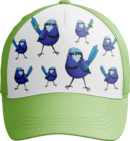 Blue Wren Trucker Cap - fungear.com.au