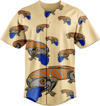 Bluey Lizard Baseball Jerseys - fungear.com.au
