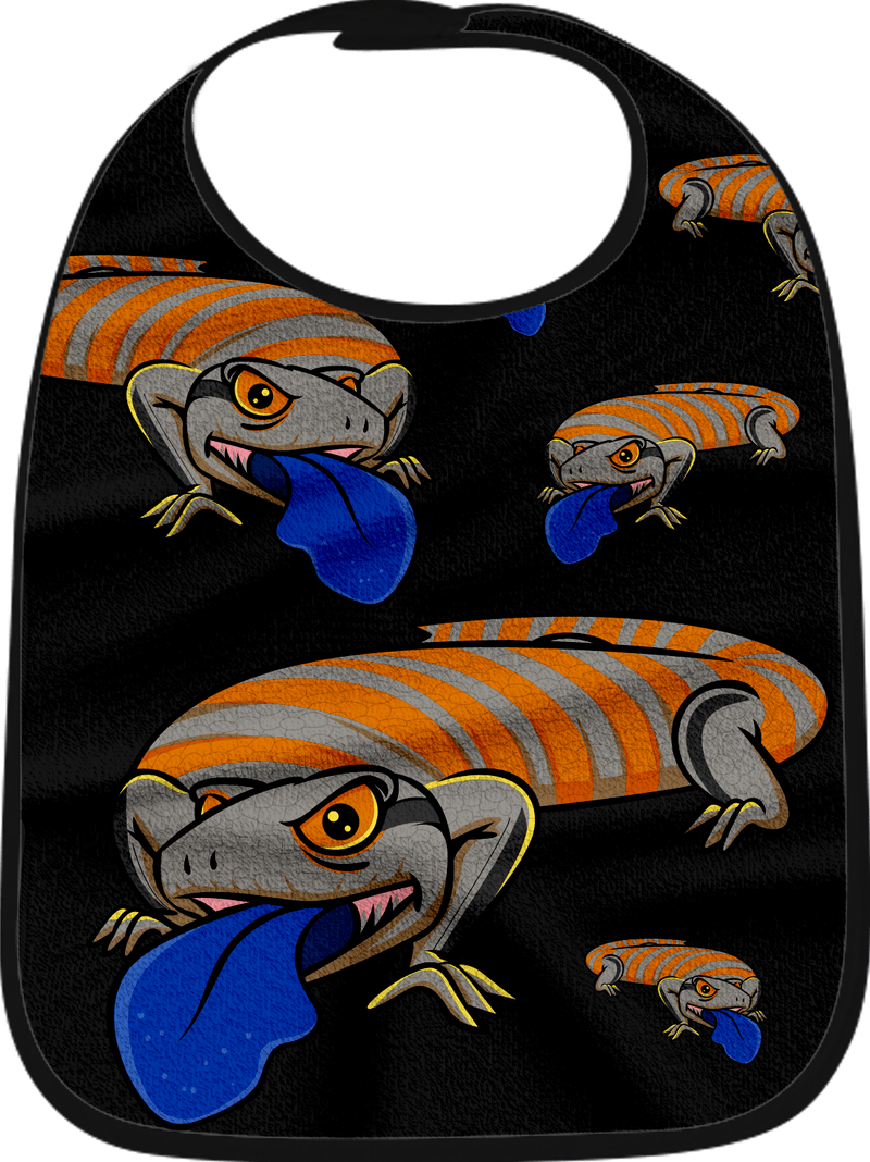 Bluey Lizard Bibs