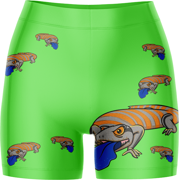 Bluey Lizard Bike Shorts - fungear.com.au