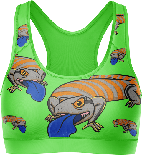 Bluey Lizard Crop Top - fungear.com.au