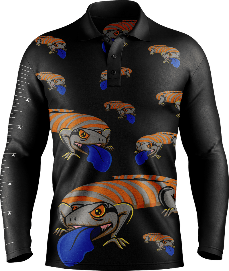 Bluey Lizard Fishing Shirts