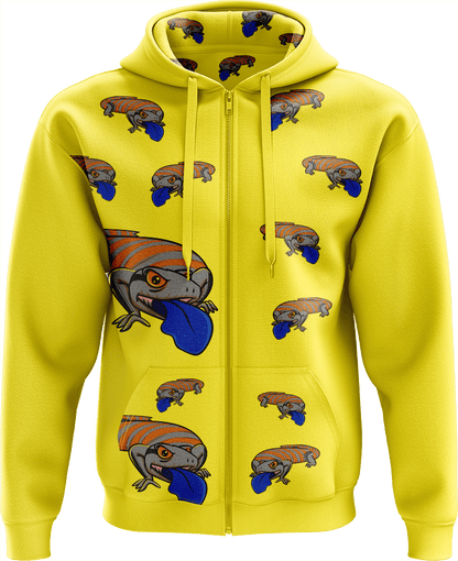 Bluey Lizard Full Zip Hoodies Jacket - fungear.com.au