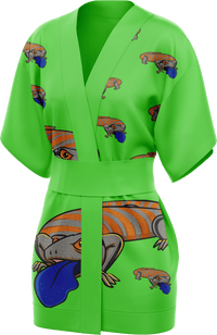 Bluey Lizard Kimono 4