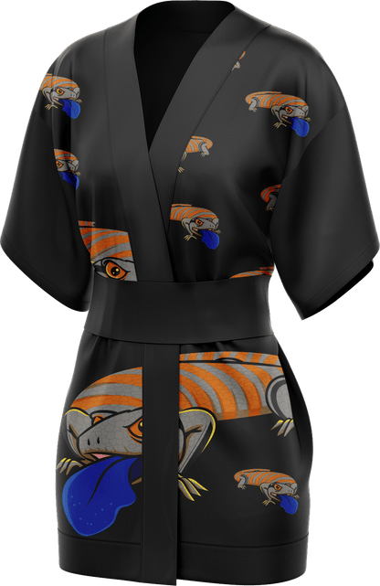 Bluey Lizard Kimono - fungear.com.au