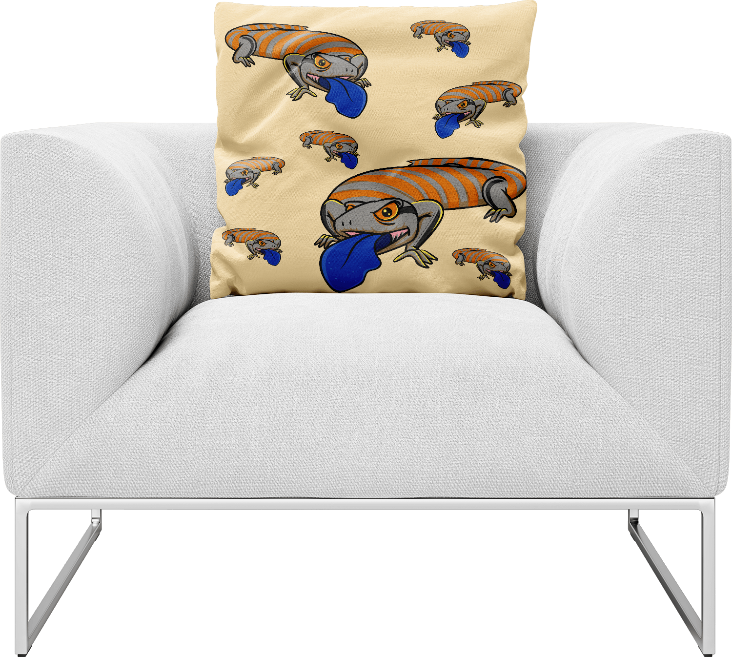 Bluey Lizard Pillows Cushions - fungear.com.au