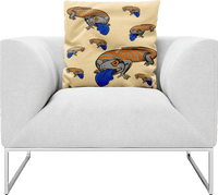Bluey Lizard Pillows Cushions 2