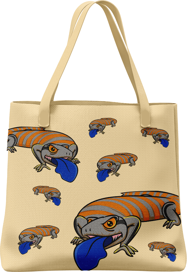 Bluey Lizard Tote Bag - fungear.com.au