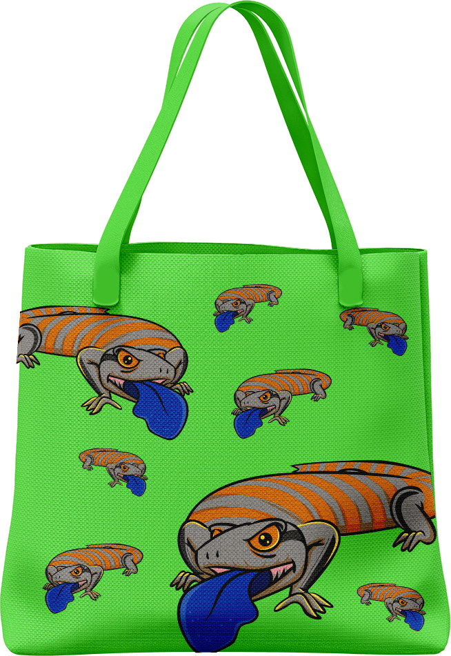 Bluey Lizard Tote Bag - fungear.com.au