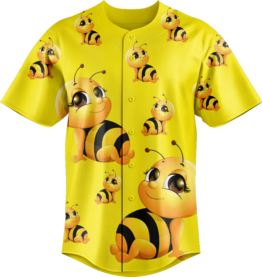 Buzz Bee Baseball Jerseys - fungear.com.au