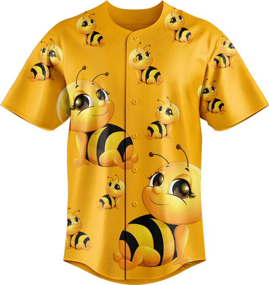 Buzz Bee Baseball Jerseys - fungear.com.au