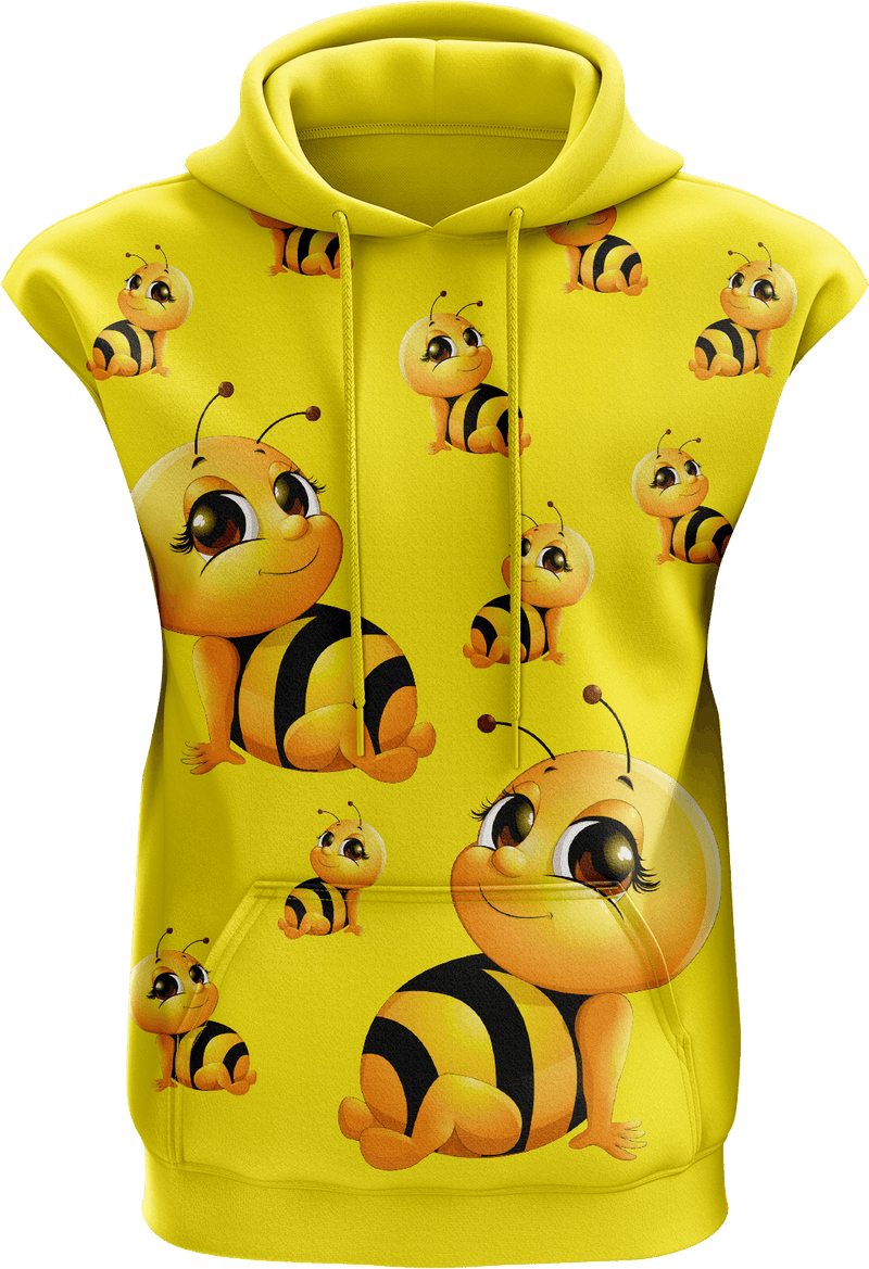 Buzz Bee Full Zip Sleeveless Hoodie Jackets