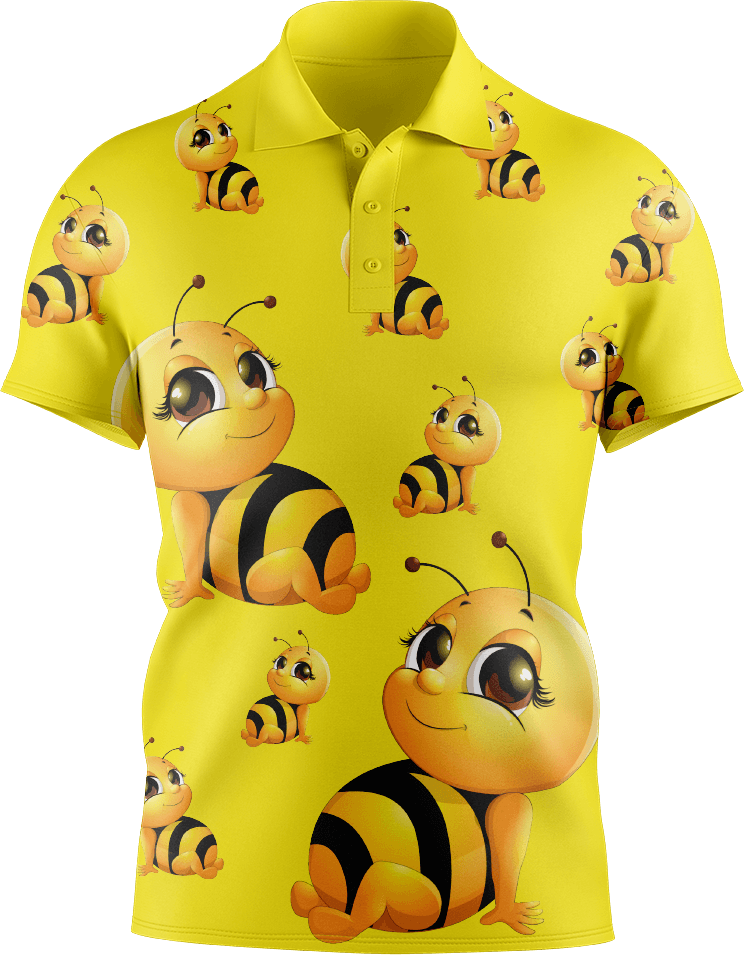 Buzz Bee Men's Short Sleeve Polo - fungear.com.au