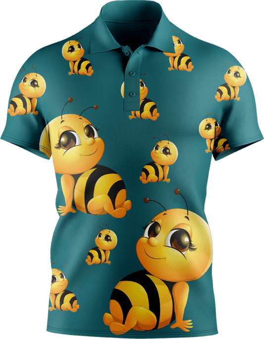 Buzz Bee Men's Short Sleeve Polo - fungear.com.au