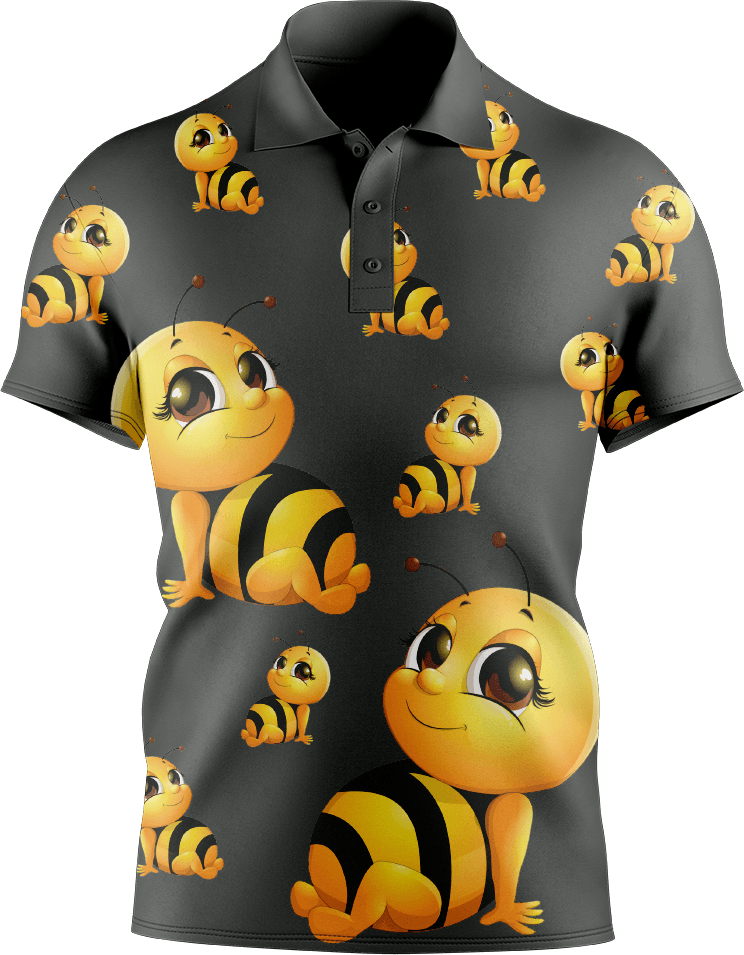 Buzz Bee Men's Short Sleeve Polo