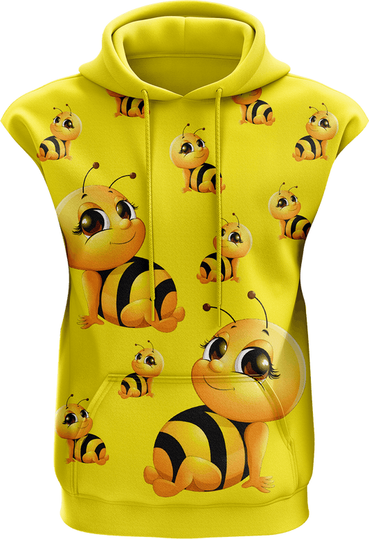 Buzz Bee Sleeveless Hoodie - fungear.com.au