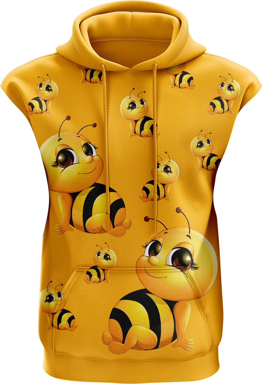 Buzz Bee Sleeveless Hoodie - fungear.com.au