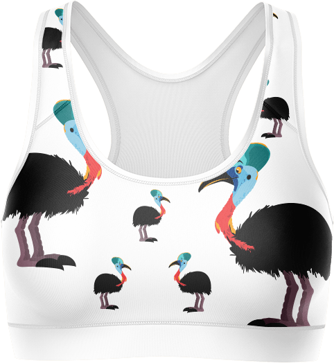 Casanova Cassowary Crop Top - fungear.com.au