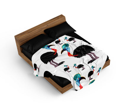 Casanova Cassowary Doona Cover - fungear.com.au