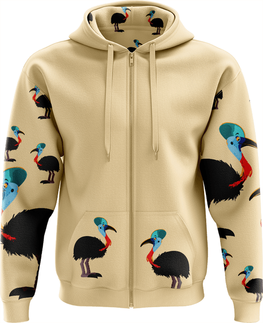 Casanova Cassowary Full Zip Hoodies Jacket - fungear.com.au