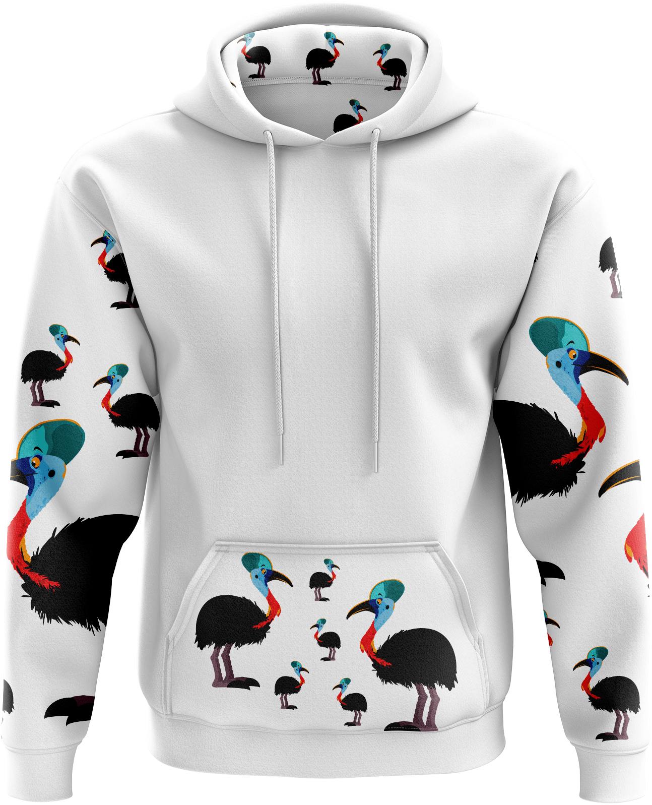 Casanova Cassowary Hoodies - fungear.com.au