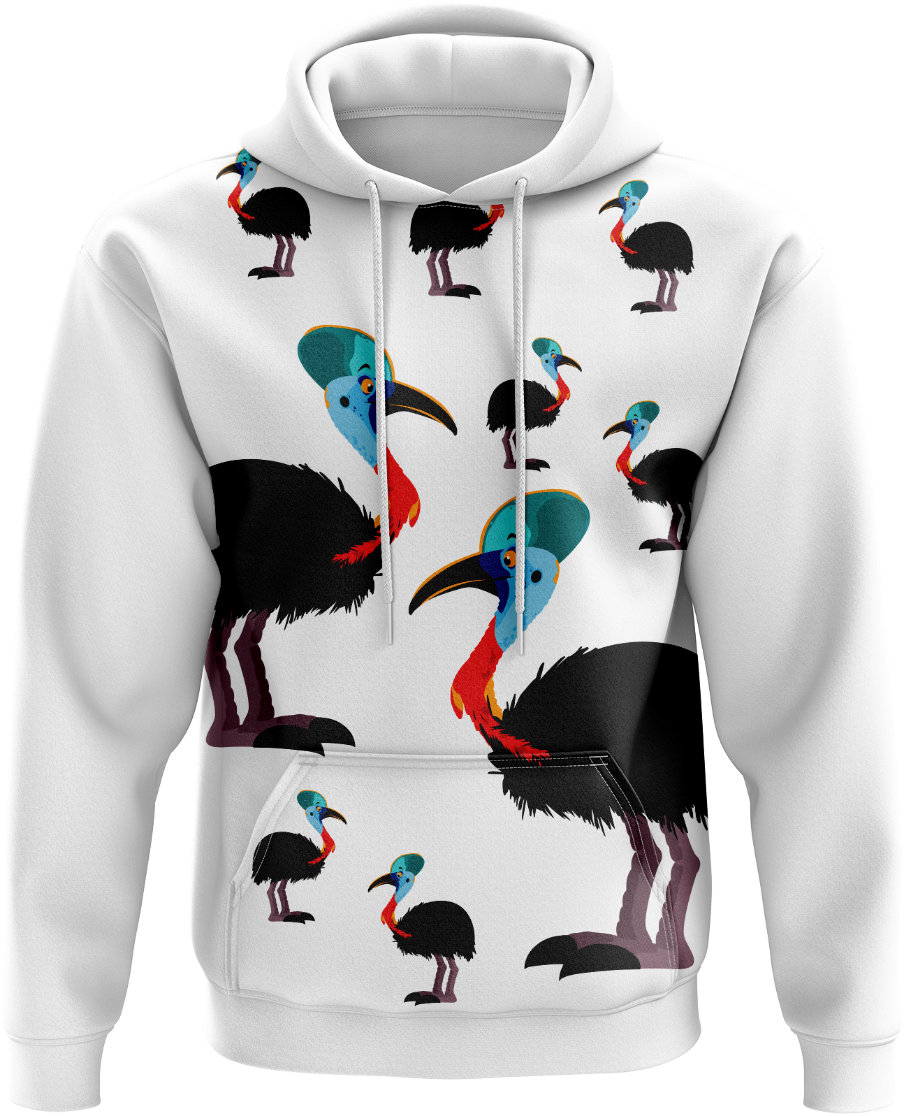 Casanova Cassowary Hoodies - fungear.com.au