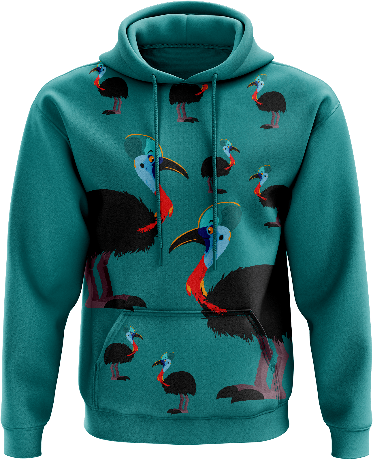 Casanova Cassowary Hoodies - fungear.com.au