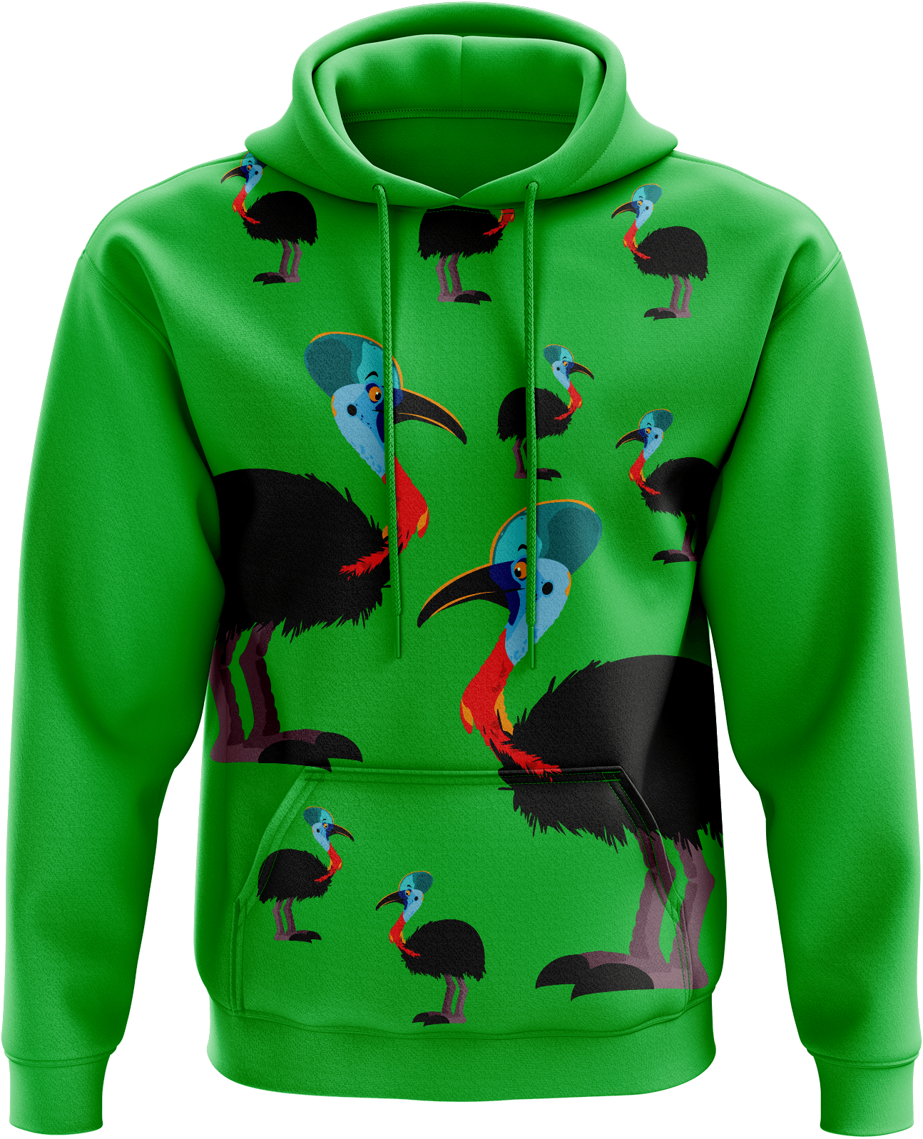 Casanova Cassowary Hoodies - fungear.com.au