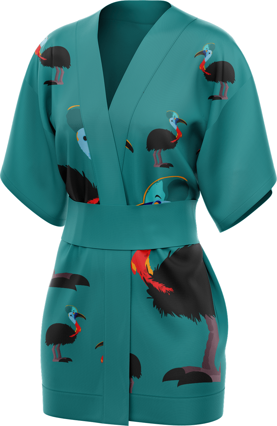 Casanova Cassowary Kimono - fungear.com.au