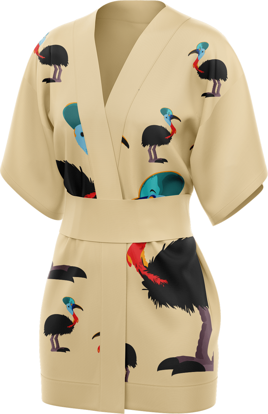 Casanova Cassowary Kimono - fungear.com.au