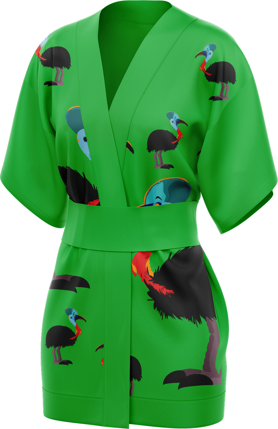 Casanova Cassowary Kimono - fungear.com.au