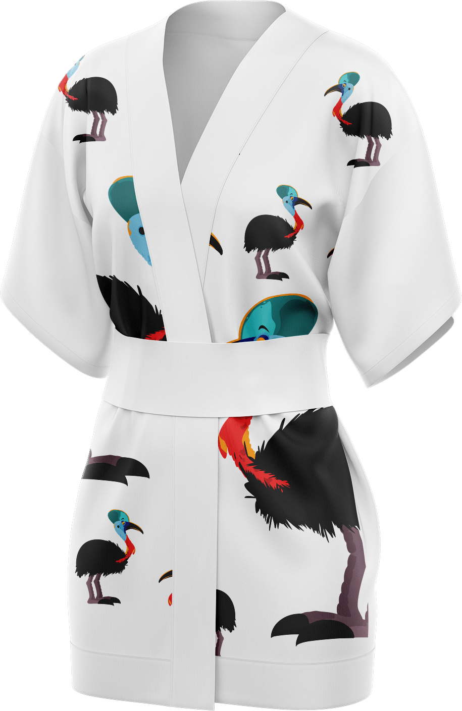 Casanova Cassowary Kimono - fungear.com.au